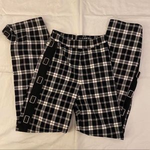I.Am.GIA plaid buckle pants